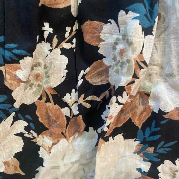 Abercrombie & Fitch Floral Strapless Maxi Dress with Slit size M tall NWT - Picture 3 of 8